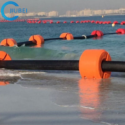 Floater Pipa HDPE Plastik Tugas Berat Serbaguna Untuk Perangkat Pengerukan Selang Kabel Pemompaan