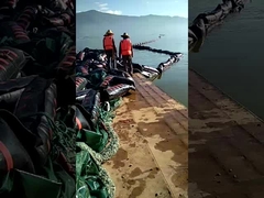 Tipe 2 Silt Curtain Boom Terapung Tipe Pelabuhan 1 Desain Tirai Kekentalan Turbiditas Penahanan Minyak