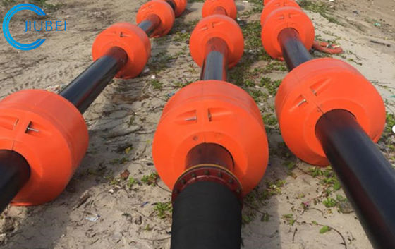 Polyethylene Pontoon Floats Tahan Aus Tabung Pengerukan Pipa HDPE Buoy Marine