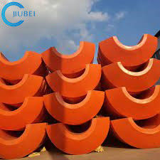 Floater Pipa HDPE Plastik Tugas Berat Serbaguna Untuk Perangkat Pengerukan Selang Kabel Pemompaan
