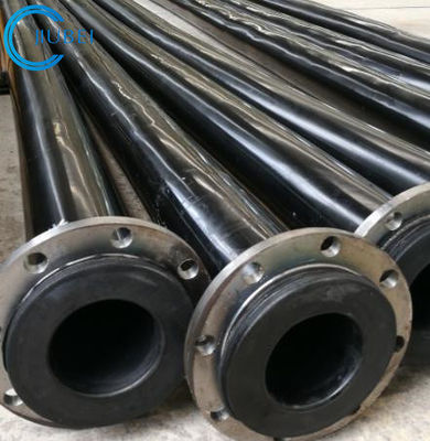Pipa UHMWPE Kuning Diameter Besar UV Stabil Untuk Penambangan