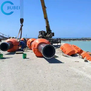 Pipa Pengerukan Polyethylene Mengapung Pipa HDPE Dredging Slurry 160Mm 6 Inch