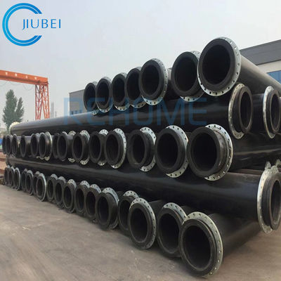 Pipa UHMWPE Kuning Diameter Besar UV Stabil Untuk Penambangan