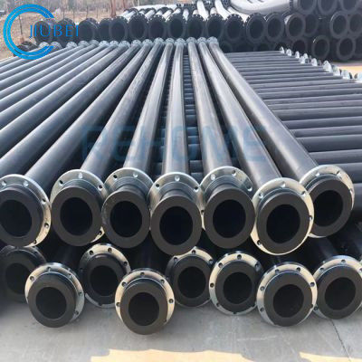 Pipa UHMWPE Kuning Diameter Besar UV Stabil Untuk Penambangan