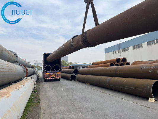 Pertambangan Pipa Baja Tahan Abrasi Karet Dilapisi Pipa Untuk Mentransfer Bubur Bijih 2000mm