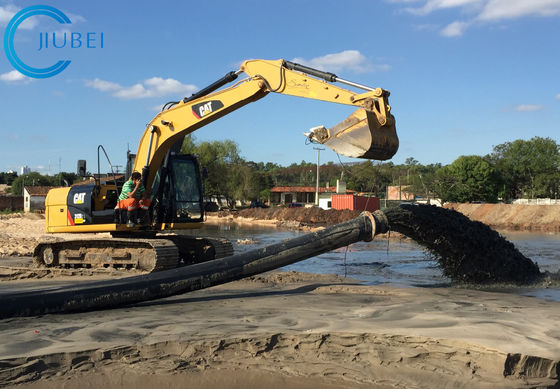 Pengerukan Pipa Apung Kapal Keruk Pipa HDPE PE100 Pelepasan Pasir