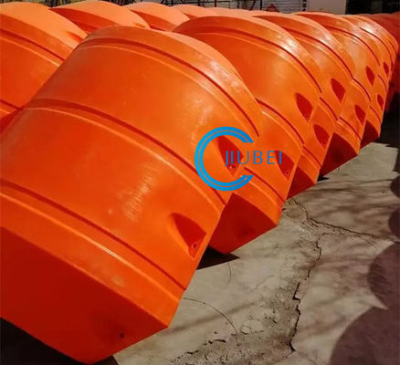 Sea / River / Lake Heavy Duty Dredging Pipe Float Collars Untuk Pengosongan Pipa