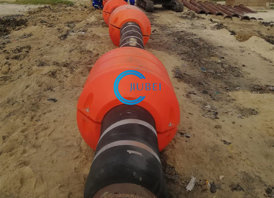Floater Pipa HDPE Pengerukan Laut Dengan Kekuatan Tarik 15MPa