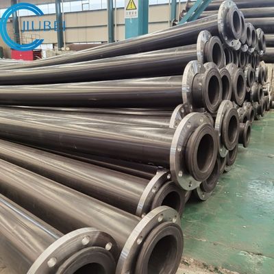 Permukaan Langsing UHMWPE Pipe Extruding Produksi Dengan baut Dan Kacang Termasuk Sertifikasi ISO9001