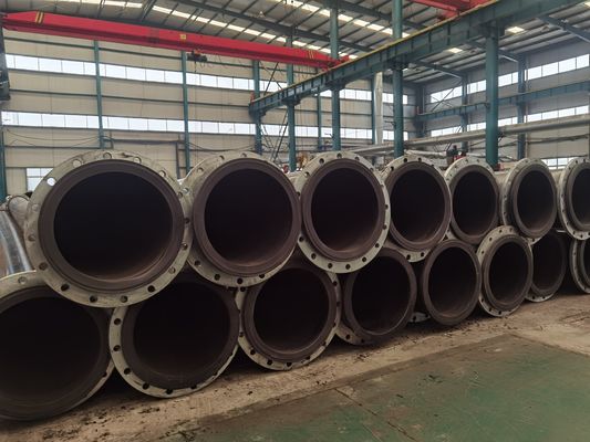 Permukaan Langsing UHMWPE Pipe Extruding Produksi Dengan baut Dan Kacang Termasuk Sertifikasi ISO9001
