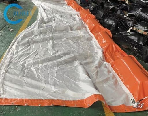 UV tahan PVC Silt Screen dengan kekuatan tarik 60 - 130KN / M