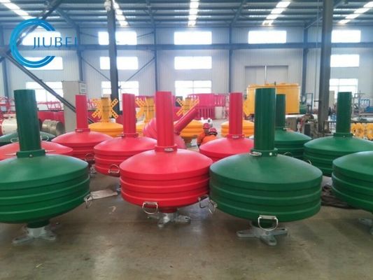 Buoyancy 400kg Polyethylene Buoy Dengan Berat 145kg PU Foam Untuk Marinir