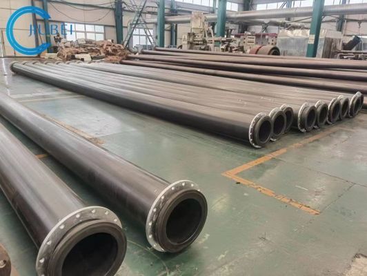 Ekstrusi pipa UHMWPE dengan flanges baja permukaan halus dan tekanan kerja 0,25-2.5MPa