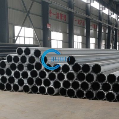 Air Supplying Dredging HDPE Pipe With Steel Flanges In White Black Co Diekstrusi