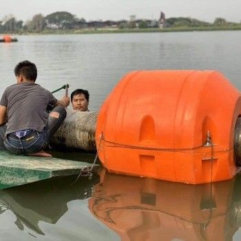 Heavy Duty HDPE Pipe Floaters dengan Buoyancy UV Resistance dan Impact Resistance