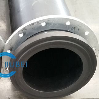 Ekstrusi pipa UHMWPE dengan flanges baja permukaan halus dan tekanan kerja 0,25-2.5MPa