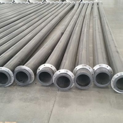 Pipa penggerudian UHMWPE yang terhubung dengan flange untuk transportasi cairan