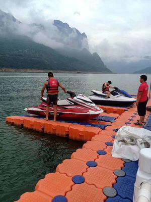 Pontoon tipe kubus PE / Pontoon terapung plastik untuk jembatan