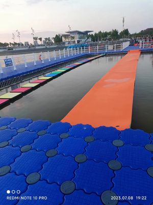 Pontoon tipe kubus PE / Pontoon terapung plastik untuk jembatan
