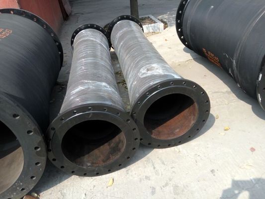 3000 PSI Bahan selang pembuangan karet lapis baja Tekanan ledakan 12000 PSI