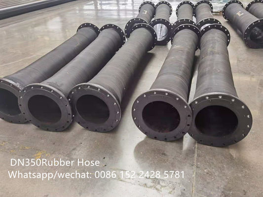 Selang karet HB yang dapat disesuaikan cincin dalam Diameter 100-900mm Koneksi ujung Flanges baja