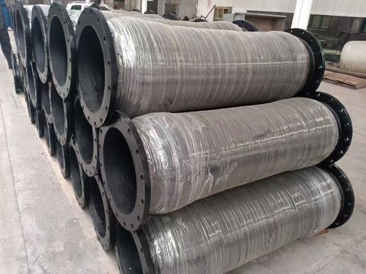 Sambungan Flange Saluran hisap karet lapis baja dengan bahan NR BR SBR