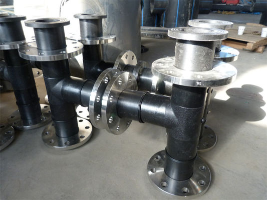Pengelasan Sambungan Pengeboran HDPE Pipa -60-80 derajat Suhu Ketebalan yang disesuaikan