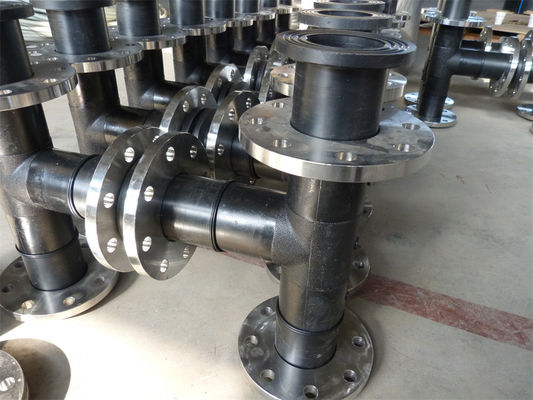 Diameter Disesuaikan Dia32-1800mm Dredging HDPE Pipe Bolts Nuts Washers Aksesoris Termasuk