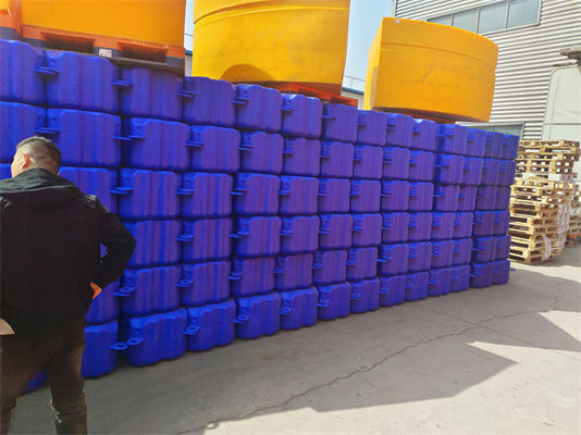 Orange HDPE Pipe Floater Untuk Solusi Penghapusan Sedimen Lingkungan Dredging