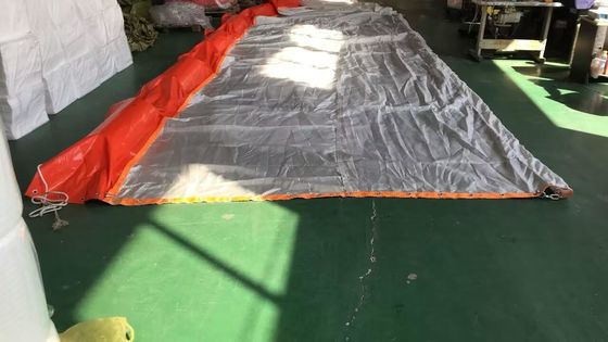 Pengendalian erosi Tirai lumpur 25% Perpanjangan 60-130KN/m Kekuatan tarik PVC/bahan karet